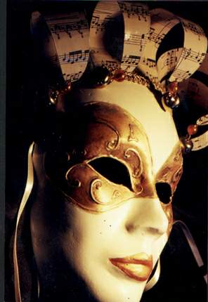 A wall mounted mask