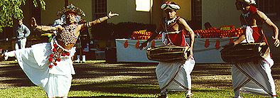 Sinhalese dancers at Old Government House